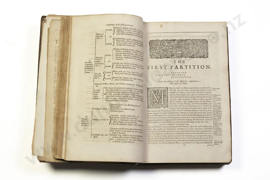 (Burton Robert) Democratus Junior - The Anatomy Of Melancholy 1660 Image 1++
