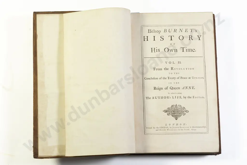 Bishop Burnet - History of His Own Time (2 Volumes) Image 1++