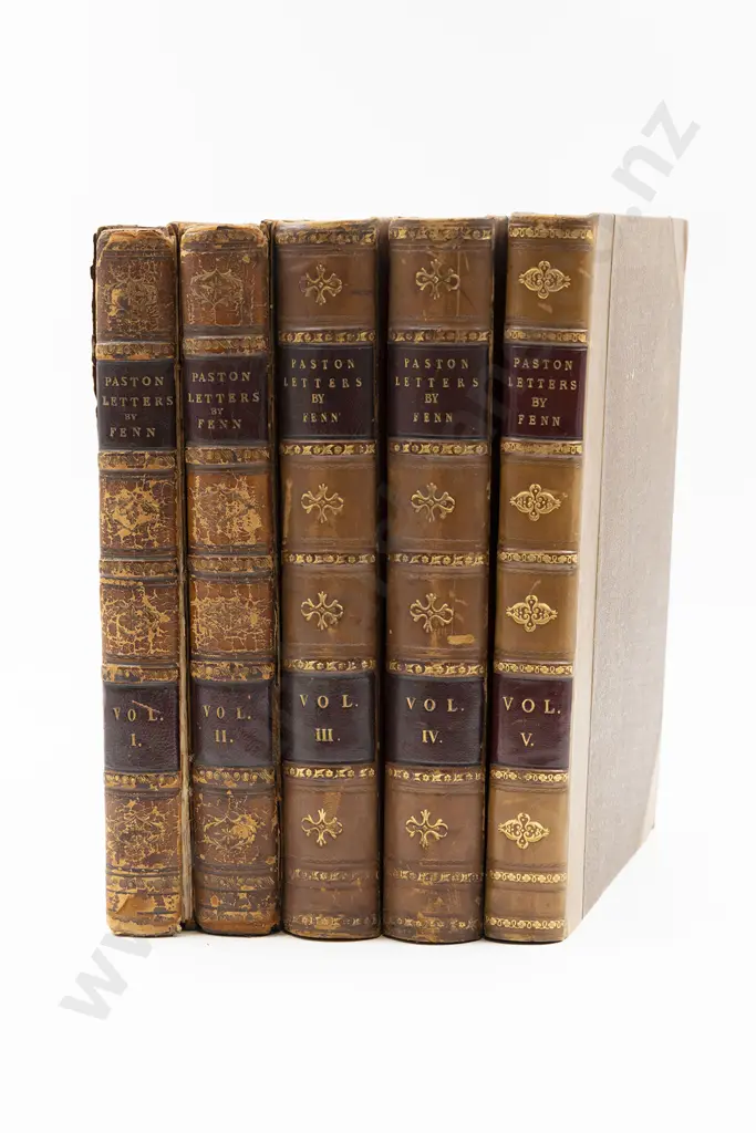 Fenn John - Original Letters (Composed 5 Volume Set) Image 1++