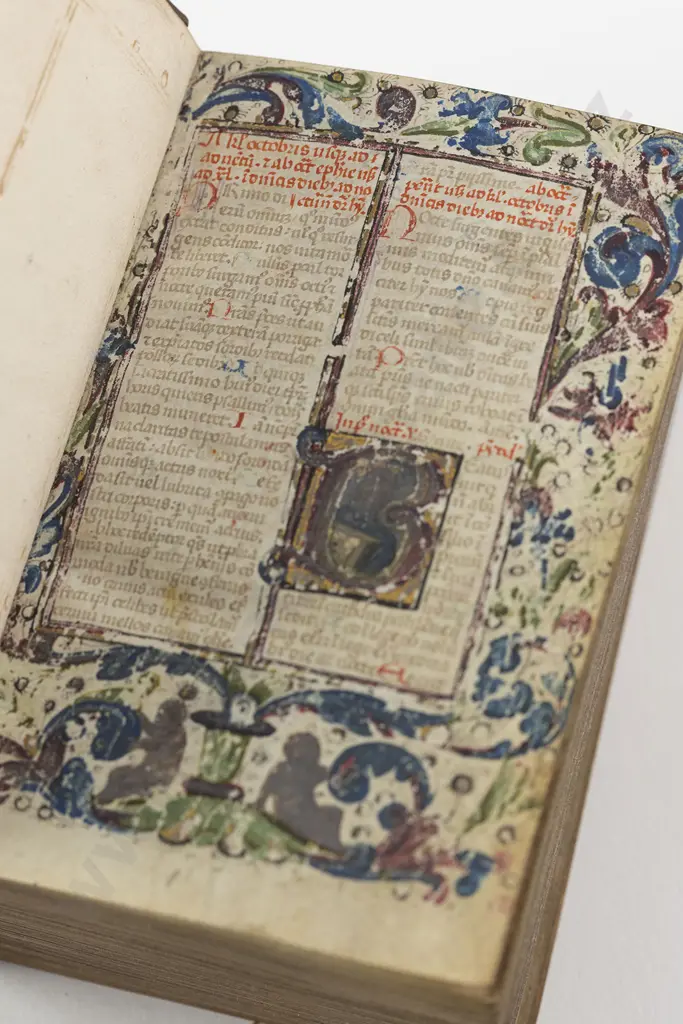 Breviary in Latin - Illuminated Manuscript On Vellum In Latin (North East Italy Second Half 15th Century) Image 1++