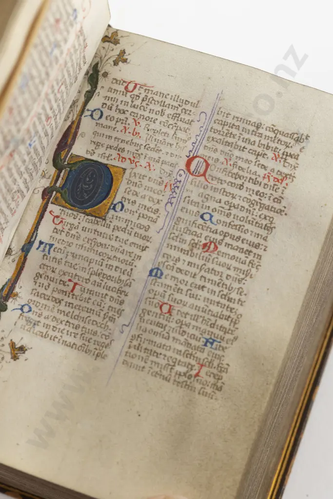 Breviary in Latin - Illuminated Manuscript On Vellum In Latin (North East Italy Second Half 15th Century) Image 1++