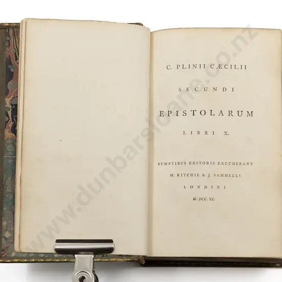 Pliny - C. Plinii Caecliii Secundi Epistolarum Libri X