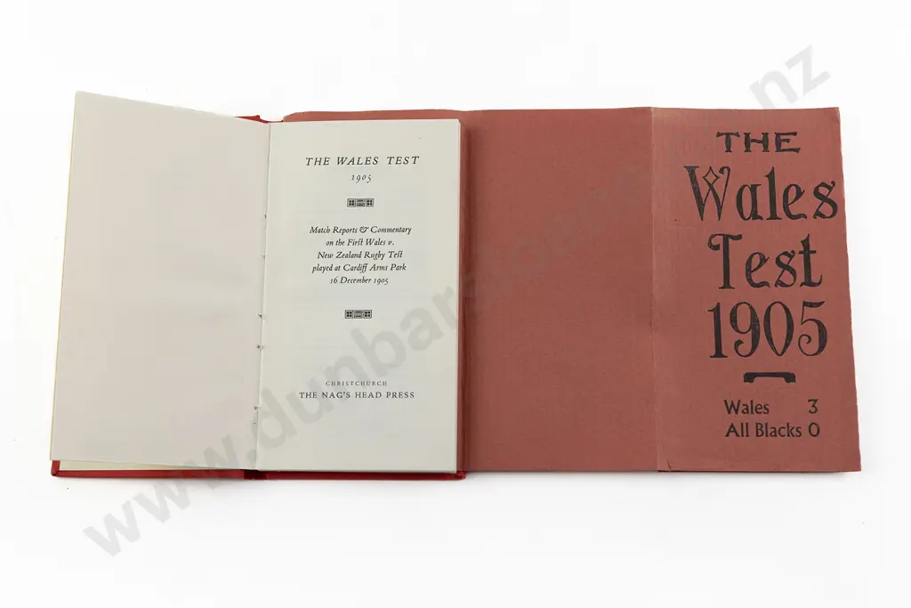 (-) The Wales Test 1905 Image 1++