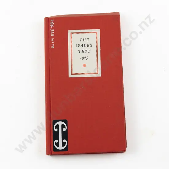 (-) The Wales Test 1905