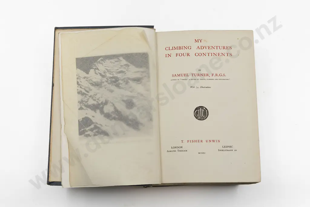 Turner Samuel - My Climbing Adventures In Four Continents Image 1++