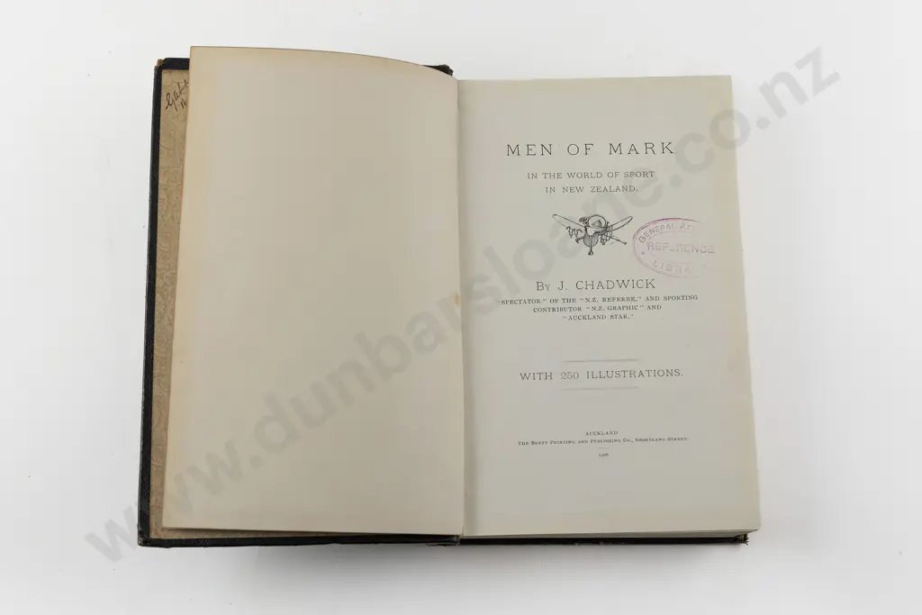 Chadwick J - Men Of Mark In The World Of Sport In New Zealand Image 1++