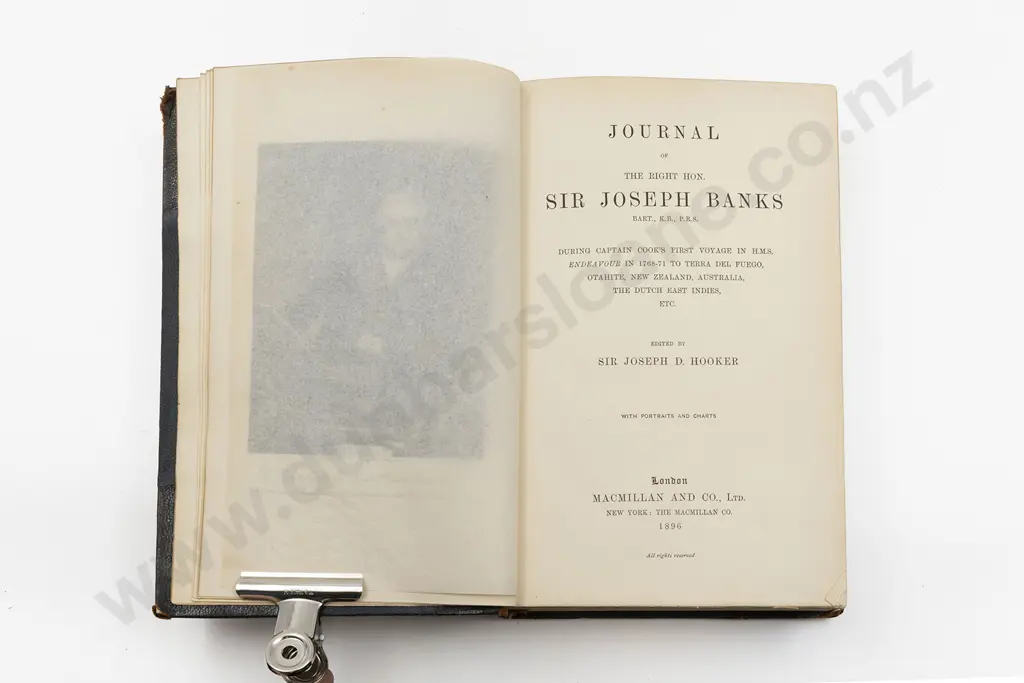 Hooker Sir Joseph D - Journal of The Right Hon Sir Joseph Banks Image 1++