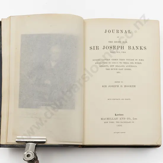 Hooker Sir Joseph D - Journal of The Right Hon Sir Joseph Banks