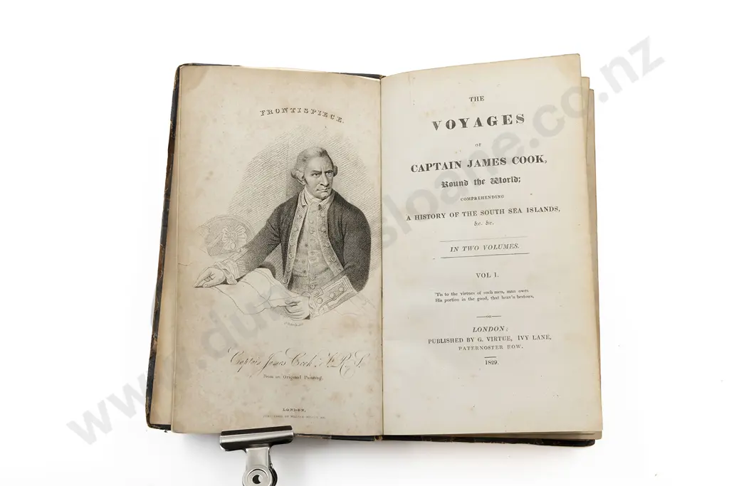 Cook Captain James - The Voyages of Captain James Cook Round The World (Vol I of 2) Image 1++