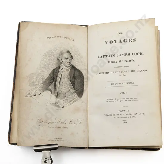 Cook Captain James - The Voyages of Captain James Cook Round The World (Vol I of 2)