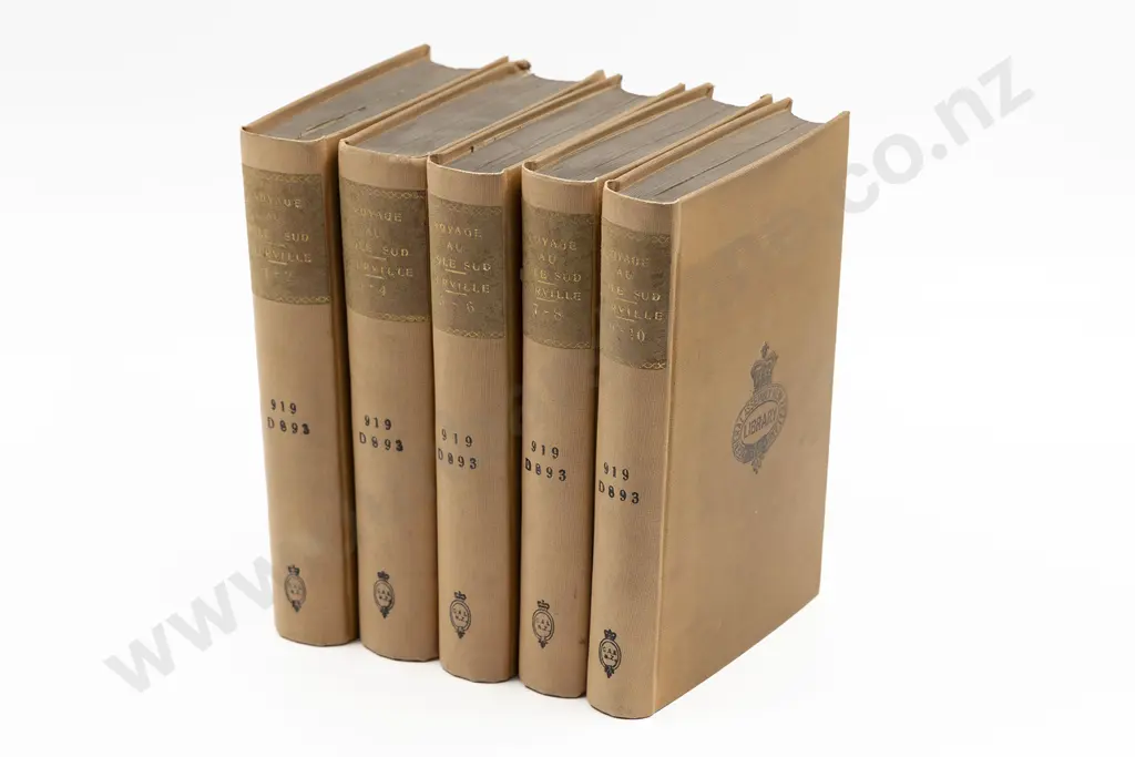 D'Urville M J Dumont - Voyage Au Pole Sud Et Dans L'Oceanie (10 Vols In 5) Image 1++