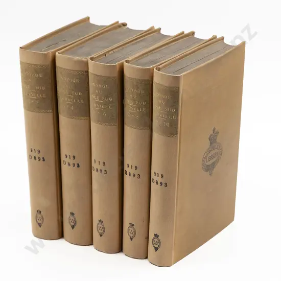 D'Urville M J Dumont - Voyage Au Pole Sud Et Dans L'Oceanie (10 Vols In 5)