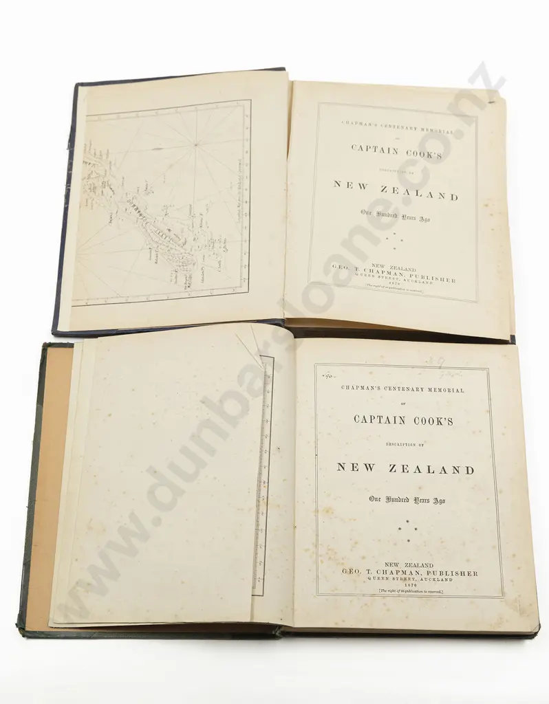 Chapman Geo T - Chapman's Centenary Memorial Of Captain Cook's Description Of New Zealand Image 1++