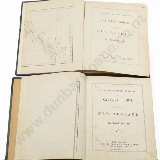Chapman Geo T - Chapman's Centenary Memorial Of Captain Cook's Description Of New Zealand