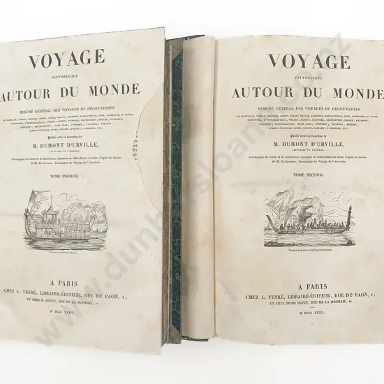 D'Urville Dumont - Voyage Pittoresque Autour Du Monde (2 Volumes)