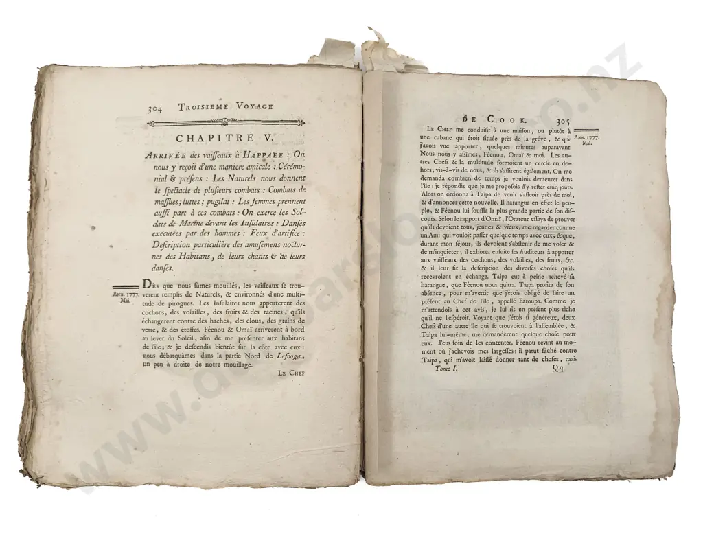 Cook Captain James - Troisieme Voyage De Cook Ou Voyage A L'Ocean Pacifique Image 1++