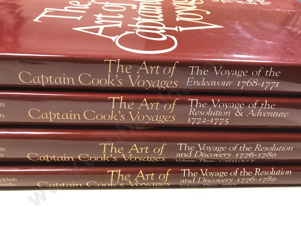 Joppien Rudiger & Smith bernard - The Art of Captain Cook's Voyages (4 Volumes) Image 1++
