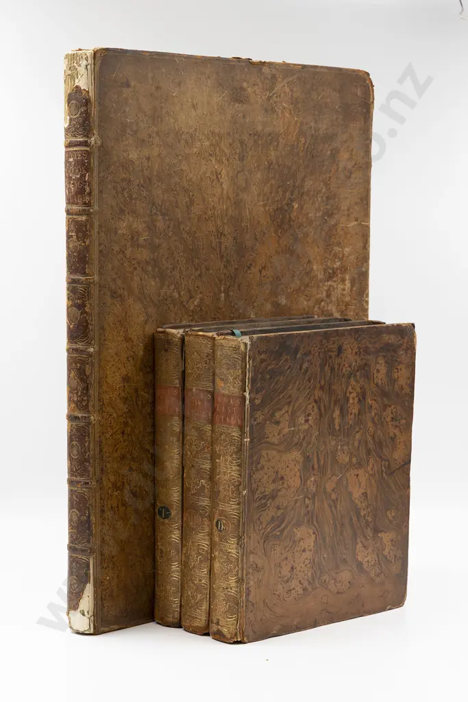 Cook Captain James & Captain James King - A Voyage to the Pacific Ocean Vols I-III Plus Folio Atlas Image 1++