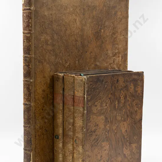 Cook Captain James & Captain James King - A Voyage to the Pacific Ocean Vols I-III Plus Folio Atlas