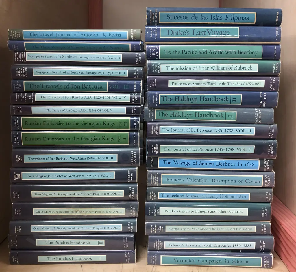 33 Various Hakluyt Society Books Image 1++