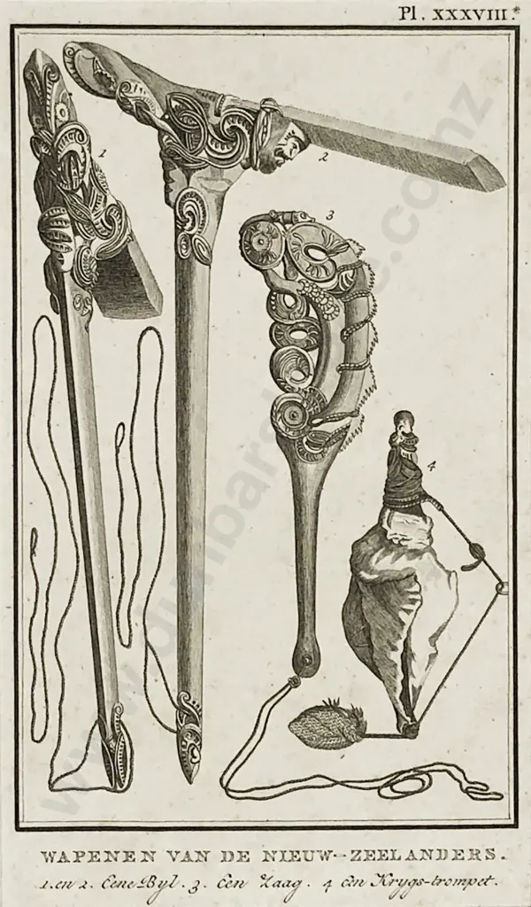 7 Antique Engravings & Bookplates From Cooks Voyages Image 1++