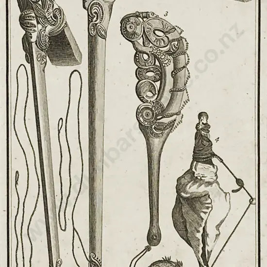7 Antique Engravings & Bookplates From Cooks Voyages