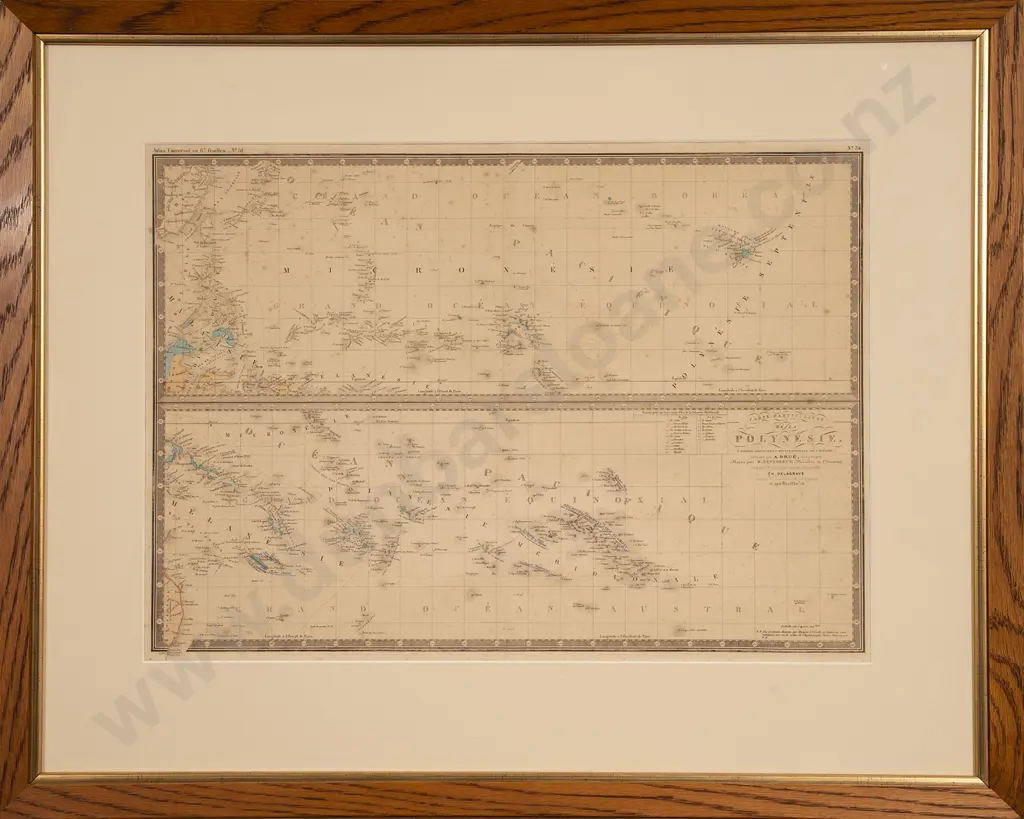 Adrien Hubert Brue - Carte Particuliere De La Polynesie Image 1++