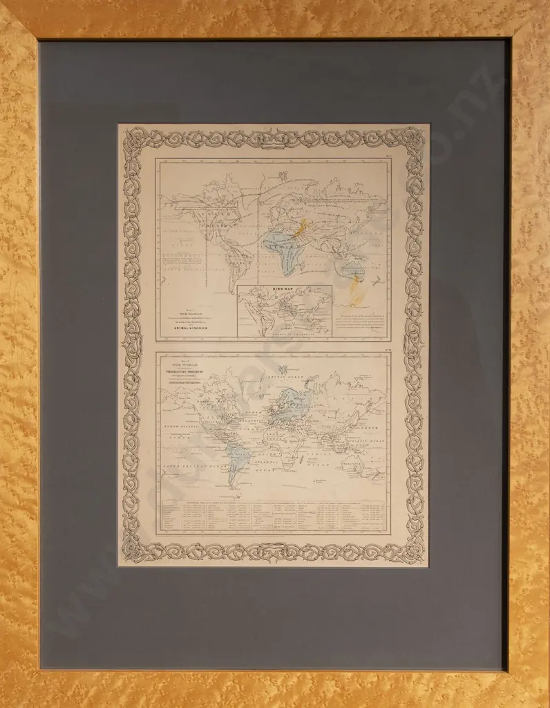 Series Of 3 Mid 19th Century American Maps Image 1++
