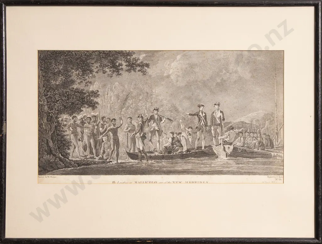After William Hodges - Two 18th Century engravings From Cooks Voyages Image 1++