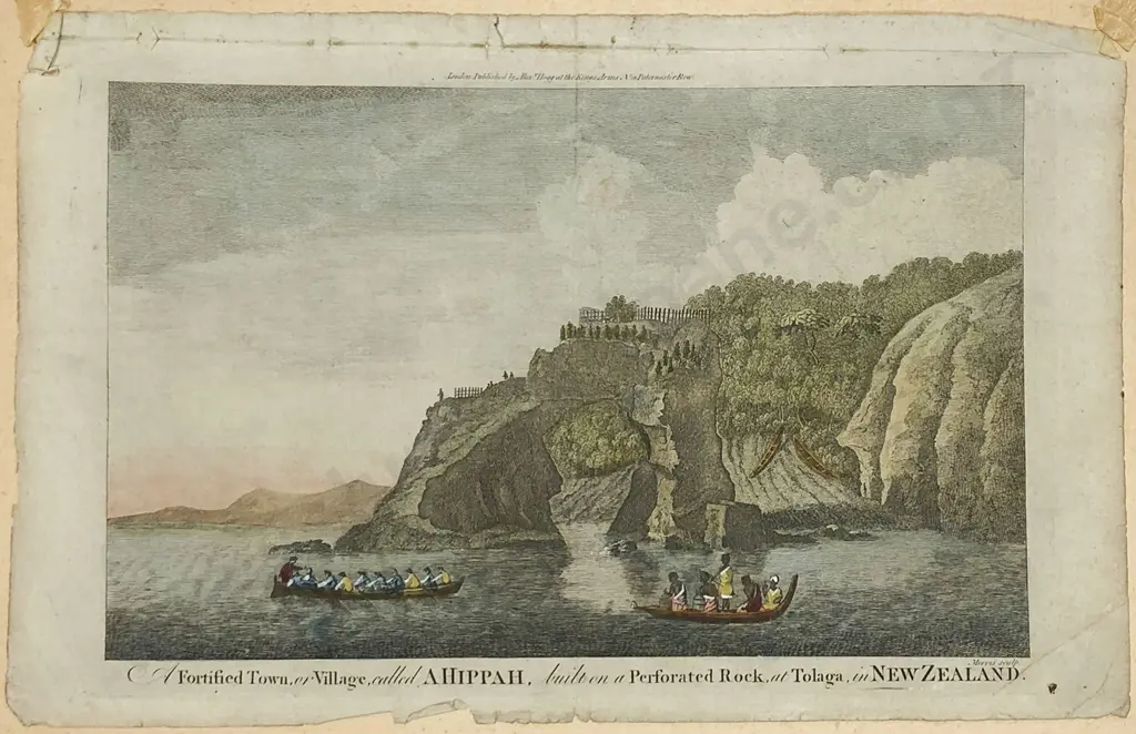 Three 18th Century Engravings From Cook's Voyages Image 1++