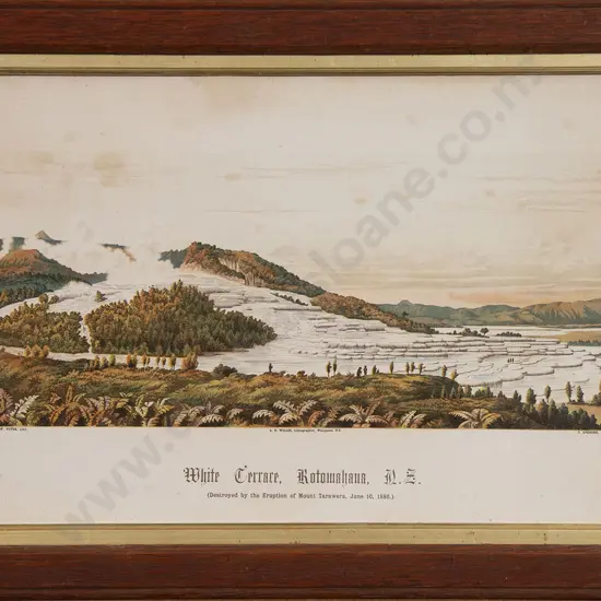 3 Antique NZ Landscape Chromolithographs