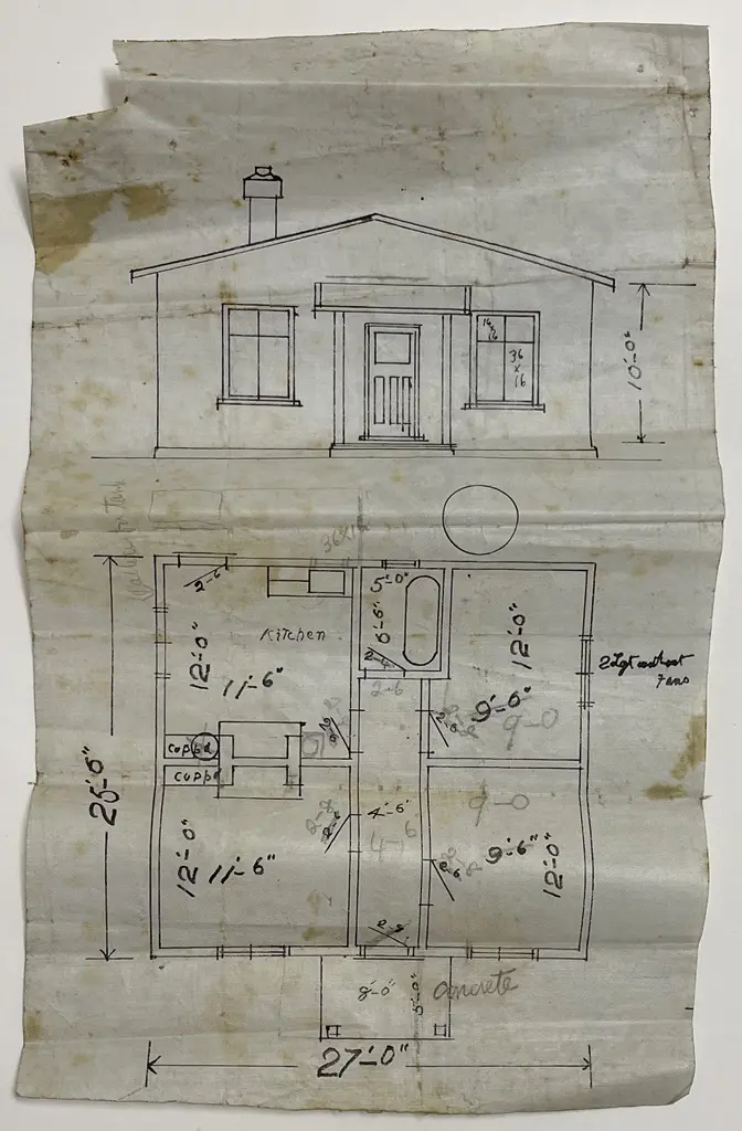 7 Original Architects Drawings & Plans Image 1++