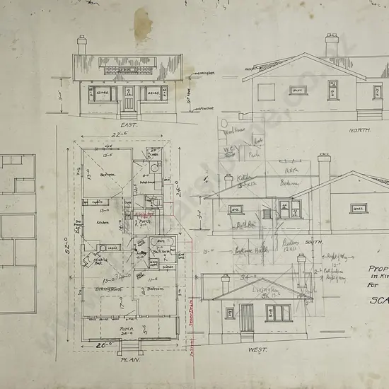 7 Original Architects Drawings & Plans