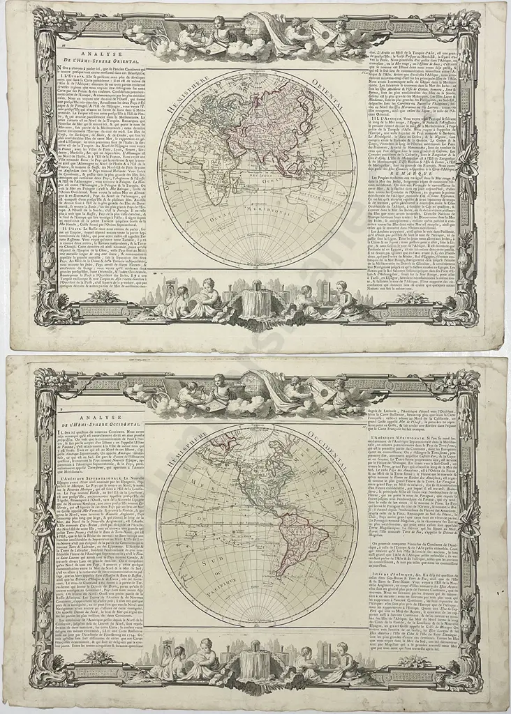 Two Hemisphere Maps Image 1++