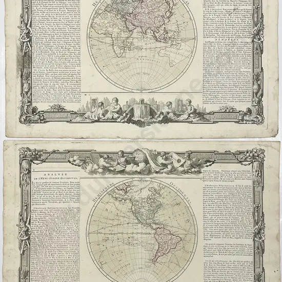 Two Hemisphere Maps