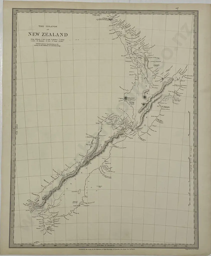 The Islands of New Zealand 1838 Image 1++