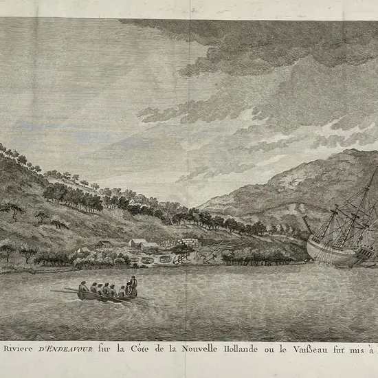 Duret - Vue de la Riviere D'Endeavour
