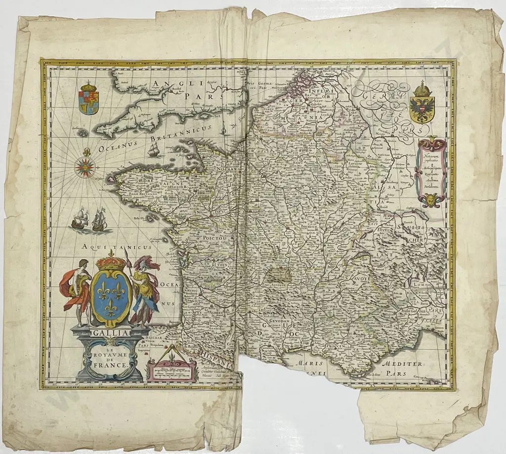 Eight Assorted Mostly Hand Coloured Maps and Engraving Image 1++