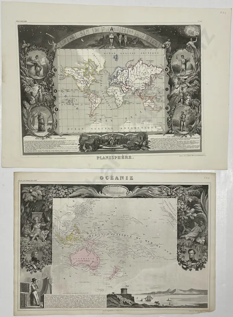 12 Various Levasseur Maps Image 1++