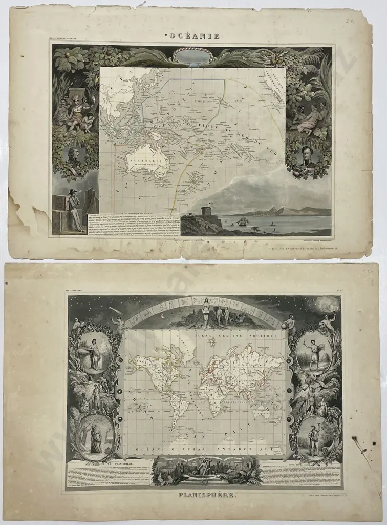 12 Various Levasseur Maps Image 1++