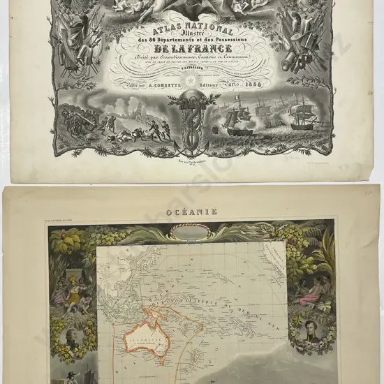 12 Various Levasseur Maps