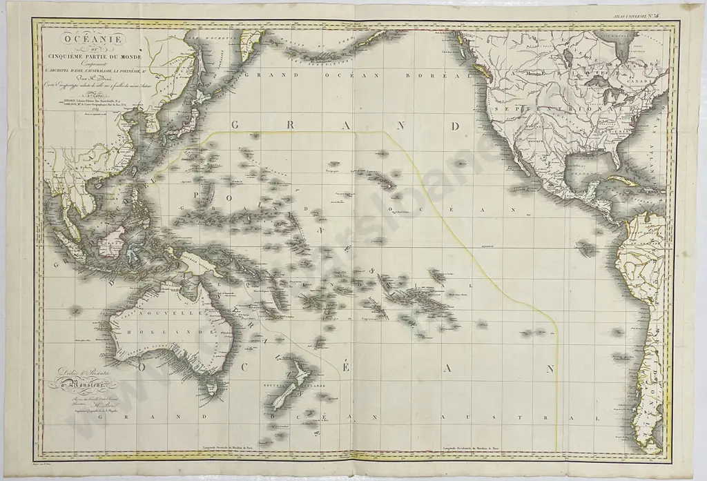 M Brue - Oceanie ou Cinquieme Partie Du Monde 1814 Image 1++