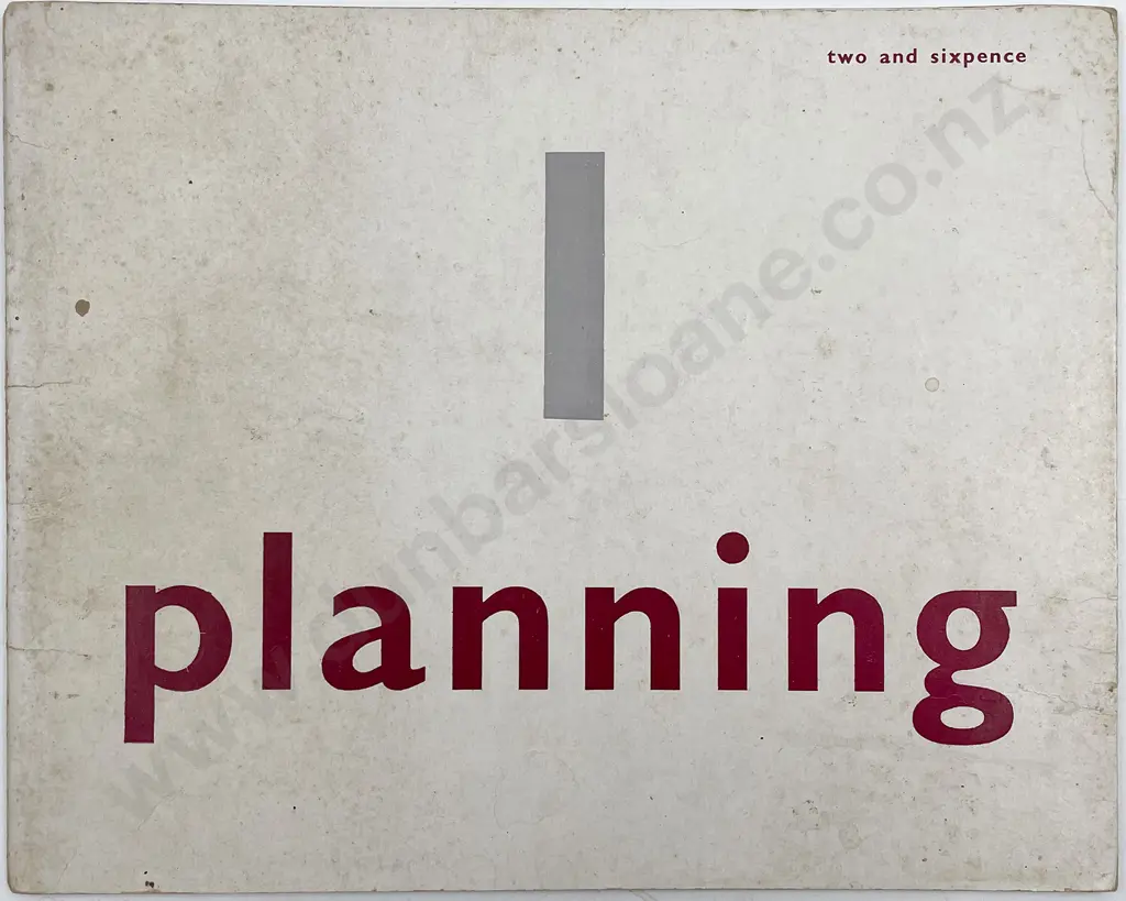 A Rare Copy Of Planning 1 The Magazine Of The Architectural Group (August 1946) Image 1++