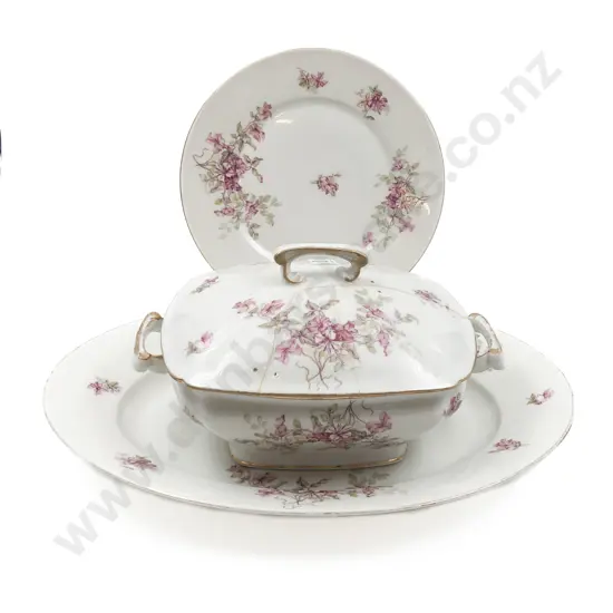 Limoges Floral Part Dinner Set