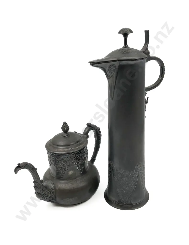 Two Pieces of Pewter Image 1++