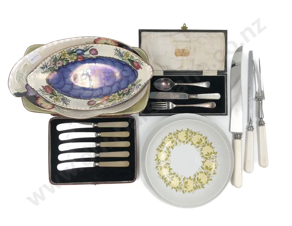 Quantity of Assorted Cutlery and China Incl. Maling Image 1++
