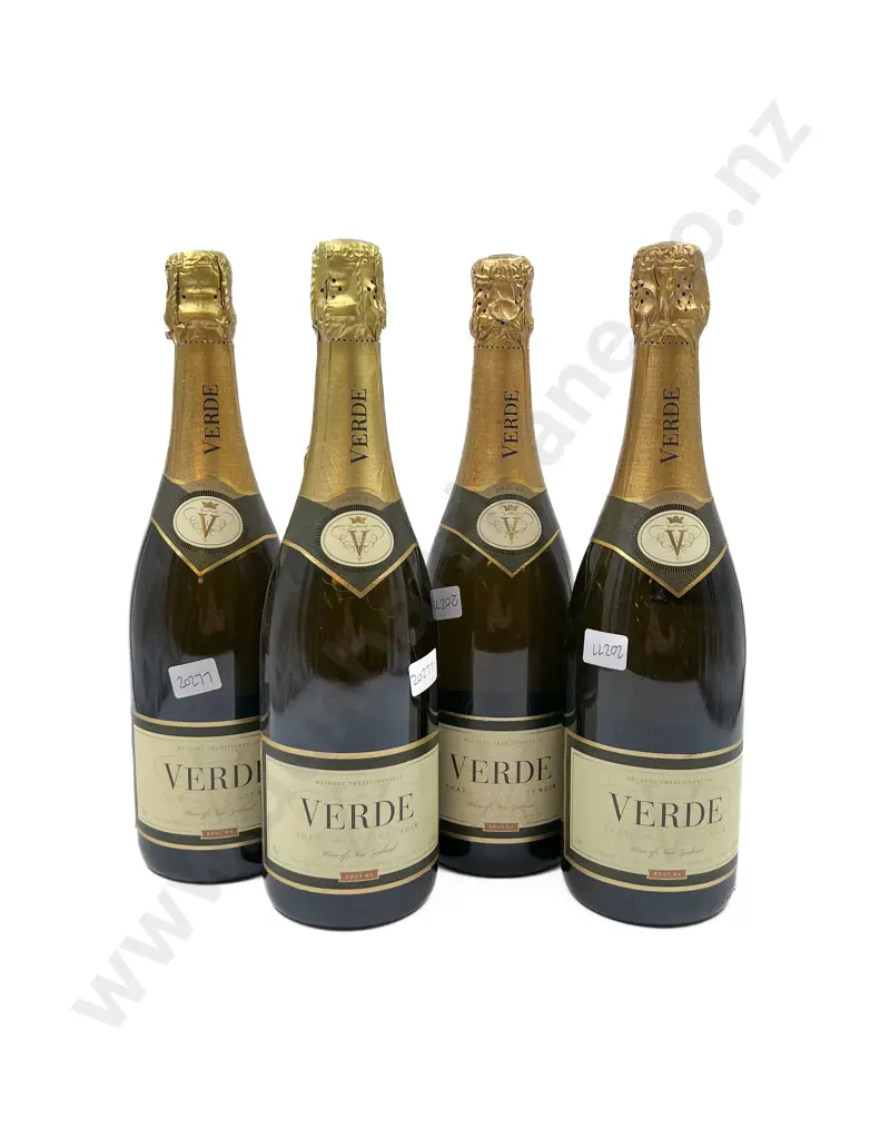 Four Bottles of Verde Chardonnay Pinot Noir Image 1++