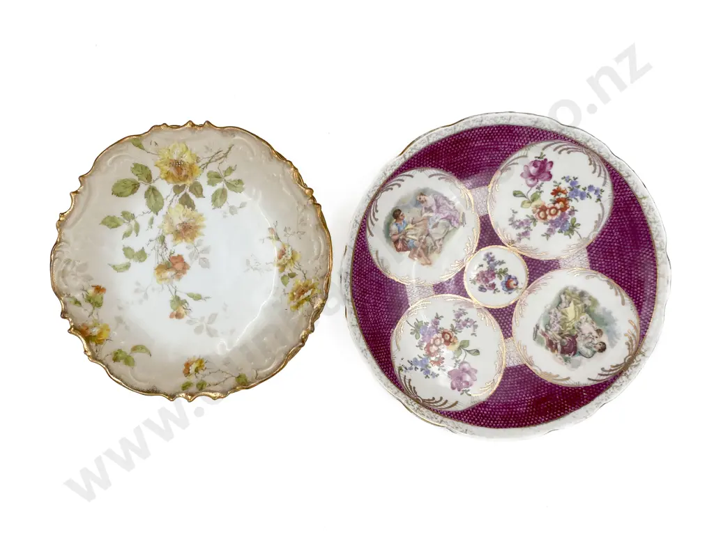 Five Assorted Fancy China Plates Image 1++