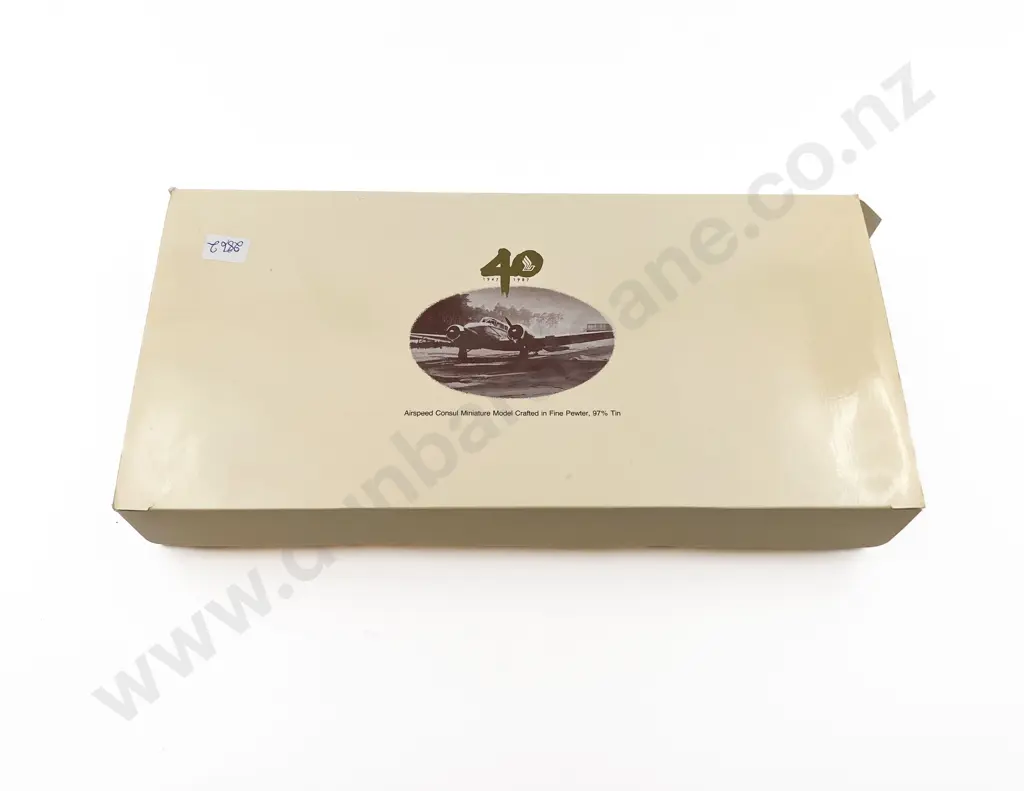 Selangor Pewter Airspeed Consul Miniature Model Image 1++