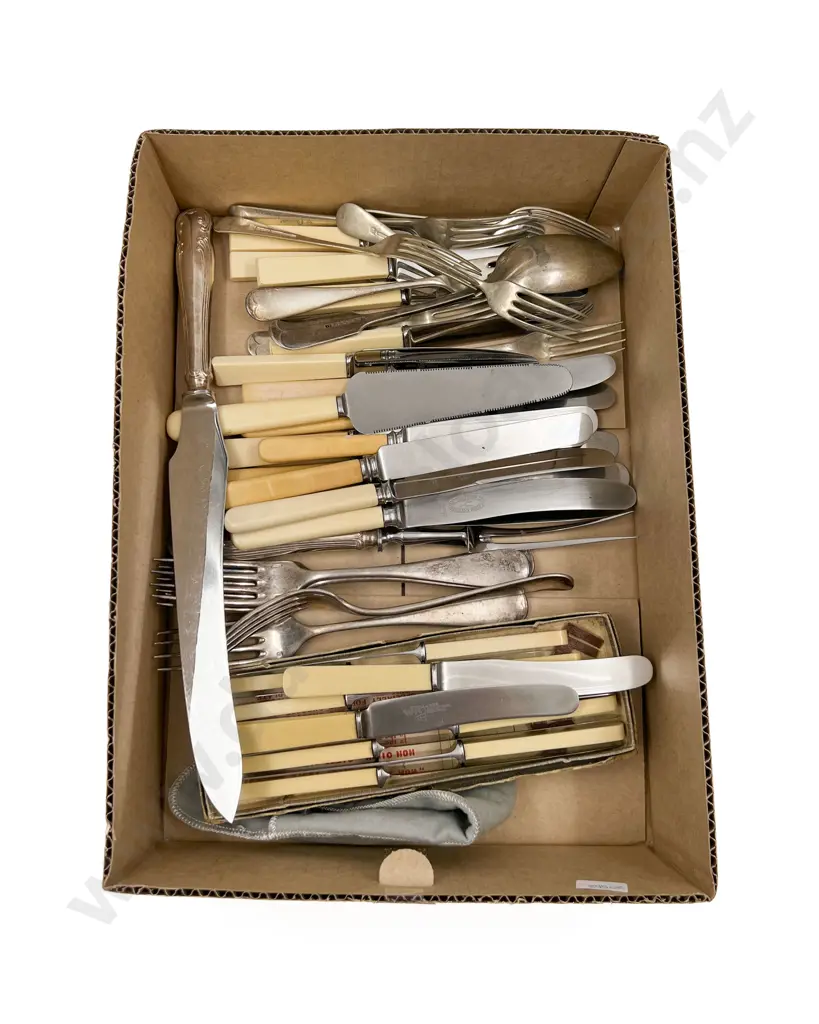 Box of Assorted Cutlery Image 1++